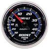 Autometer Cobalt Mechanical Boost / Vacuum gauge 2 1/16" (52.4mm)