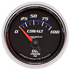 Autometer Cobalt Short Sweep Electric Oil Pressure gauge 2 1/16" (52.4mm)