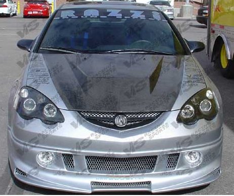 VIS Racing Invader Type 6 Carbon Fiber Hood - RSX 2002-2006