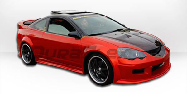 Extreme Dimensions 2002-2004 Acura RSX Duraflex GT300 Wide Body Side Skirts Rocker Panels - 2 Piece