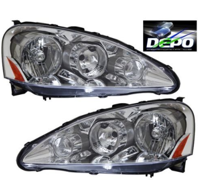 Spec D Chrome Euro Housing Headlights