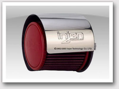 Injen Aluminum Air Filter Heat Shield Universal Fits 3.5" Polished