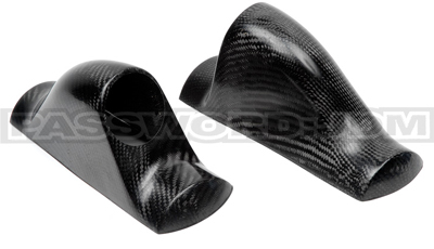 Password JDM Dry Carbon Fiber LHD Pillar Gauge Pod 