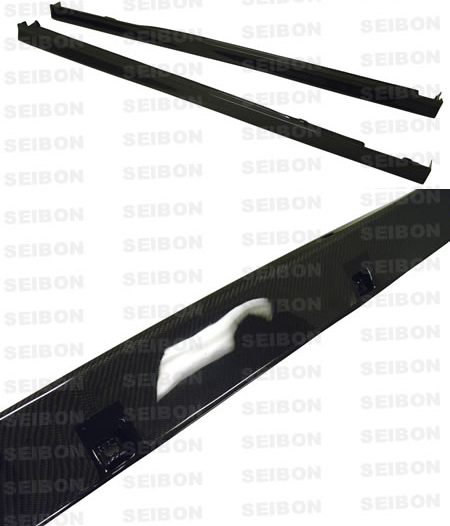 Seibon Carbon Fiber Side Skirts TR Style - Acura RSX 02-04