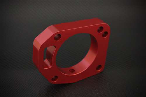 Torque Solution Throttle Body Spacer (Red) - Acura RSX-S 2002-2006