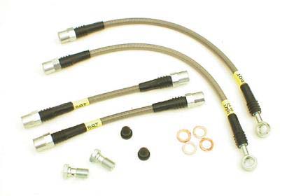 StopTech SS Front Brake Lines - RSX 02-06