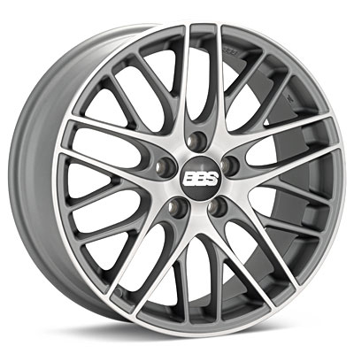 BBS CS5 Machined w/Anthracite Accent Rims Set of 4 - RSX 02-04