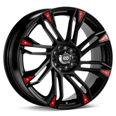 Enkei Performance GW8 17" Rims Black Painted - RSX 05-06