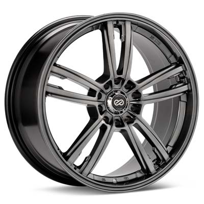 Enkei Performance KLAMP 17" Rims Hyper Black - RSX Type-s 05-06