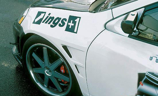 Ings+1 N-Spec Hybrid Front Aero Wide Fenders - RSX 05-06