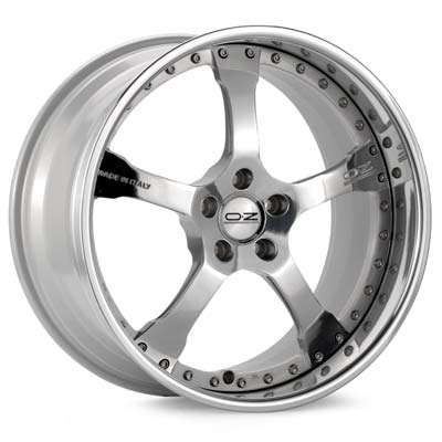 O.Z. Racing Tuner System Raffaello III 19" Rims Polished w/Clearcoat - RSX 02-04