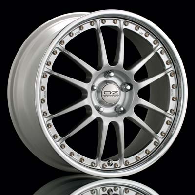 O.Z. Racing Tuner System Superleggera III 19" Rims Bright Sil w/Polished Lip - RSX Type-s 02-04