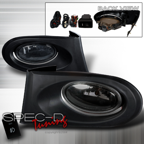 Spec-D Tuning OEM Style Fog Lights Kit Smoke - RSX 02-05