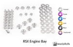 Dress Up Bolts Titanium Engine Bay Kit - Acura RSX 02+