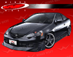 VIS 2Dr Jpc Front Lip Polyurehtane 2002-2004 RSX