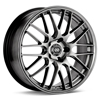 Enkei Performance EKM3 17" Rims Bright Silver Paint - RSX 05-06