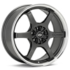 Enkei Performance SR6 16" Gunmetal w/Mach Lip Rims - Acura RSX