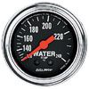 Autometer Traditional Chrome Mechanical Water Temperature gauge 2 1/16" (52.4mm)
