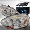 Spec-D Tuning Halo Projector Headlights Chrome - RSX 02-04